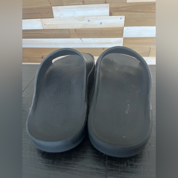 Oofos Sandals Recovery Slide Comfort Cushy Black Matte Men's 13/Women's 15/EU 46 - Picture 5 of 7